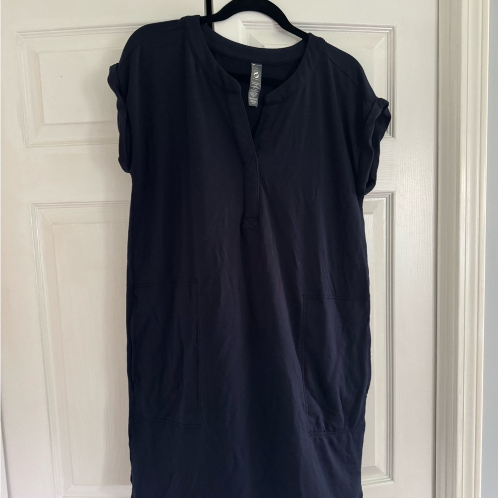 Lou & Grey ( Loft) Navy Dress